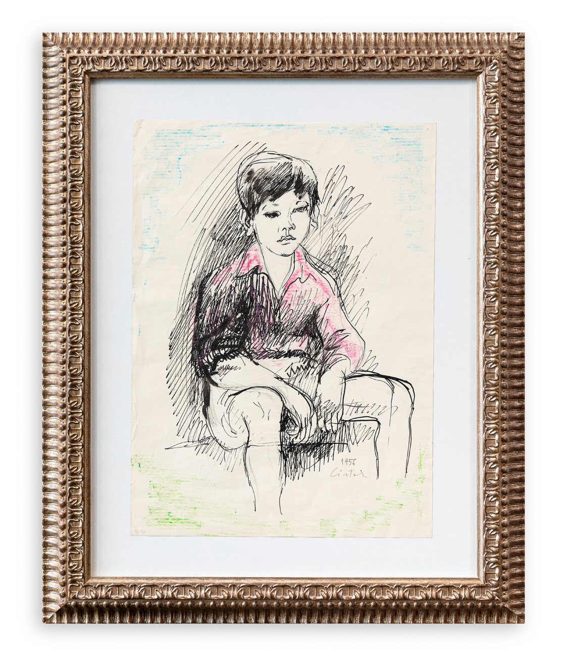 CLAUDIO CINTOLI (1935-1978) - Senza Titolo, 1956