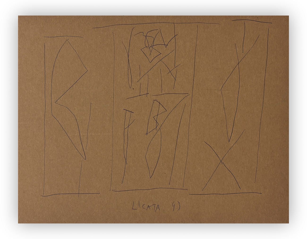 RICCARDO LICATA (1929-2014) - Senza Titolo, 1993