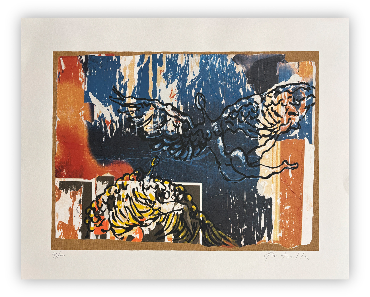 MIMMO ROTELLA (1918-2006) - L'Angelo cattivo