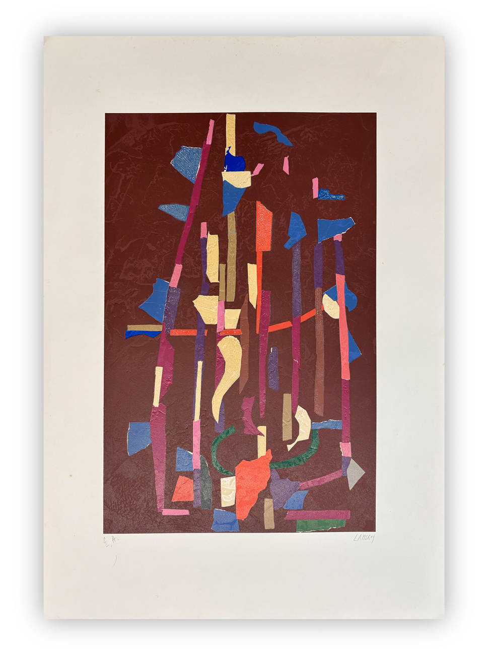 ANDRÉ LANSKOY (1902-1976) - Senza Titolo, 1974