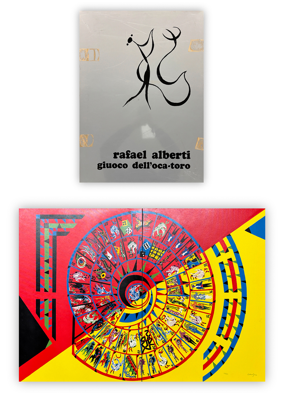 RAFAEL ALBERTI (1902-1999) - Il giuoco dell'oca-toro, 1972