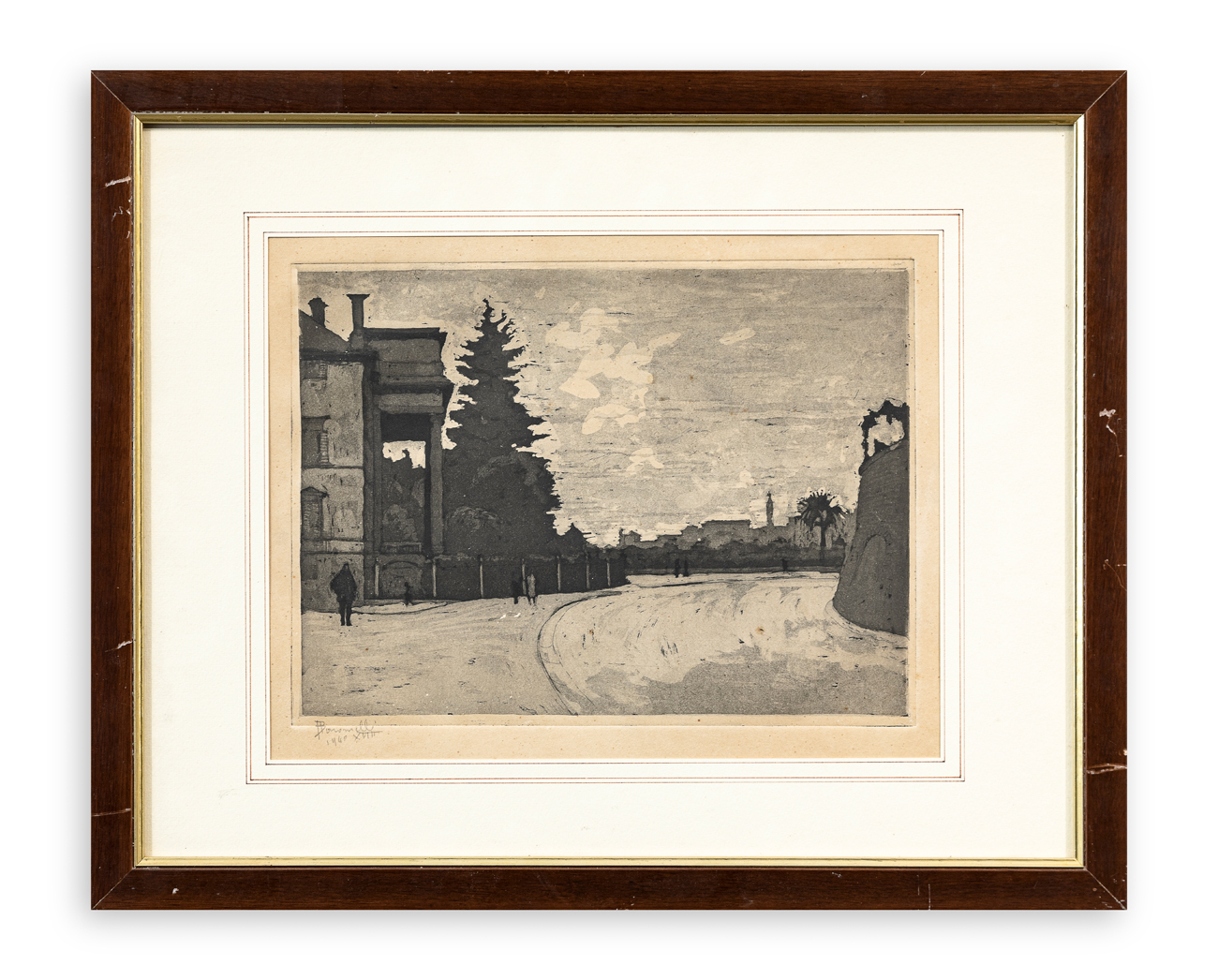 ROMEO BONOMELLI (1871-1943) - Senza Titolo, 1940