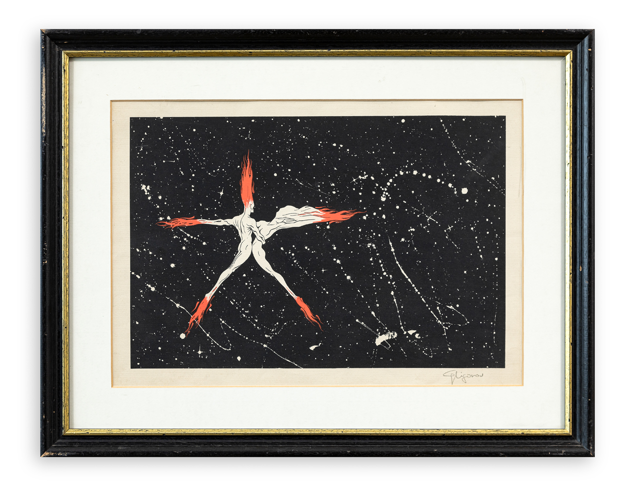 ROBERT GLIGOROV (1960) - Studio per sigla televisiva Stelle In Fiamme, 2002