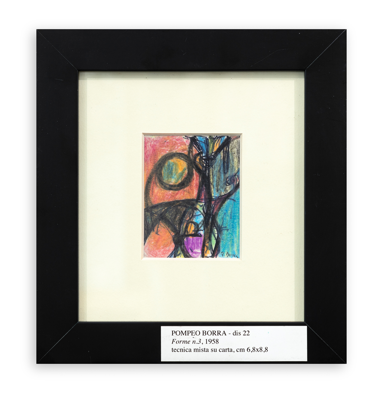 POMPEO BORRA (1898-1973) - Forme N.3, 1958