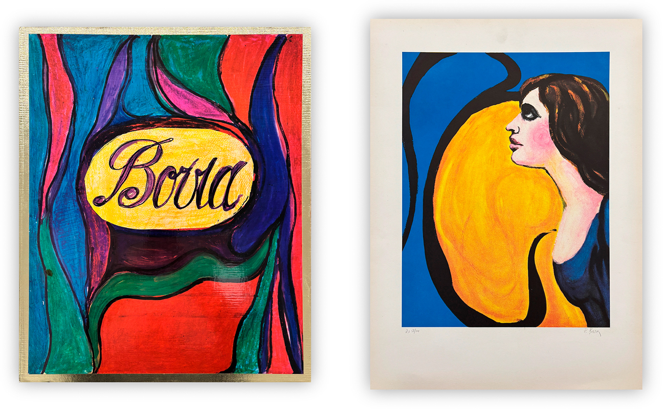 POMPEO BORRA (1898-1973) - Immagine della fantasia pittorica di Borra