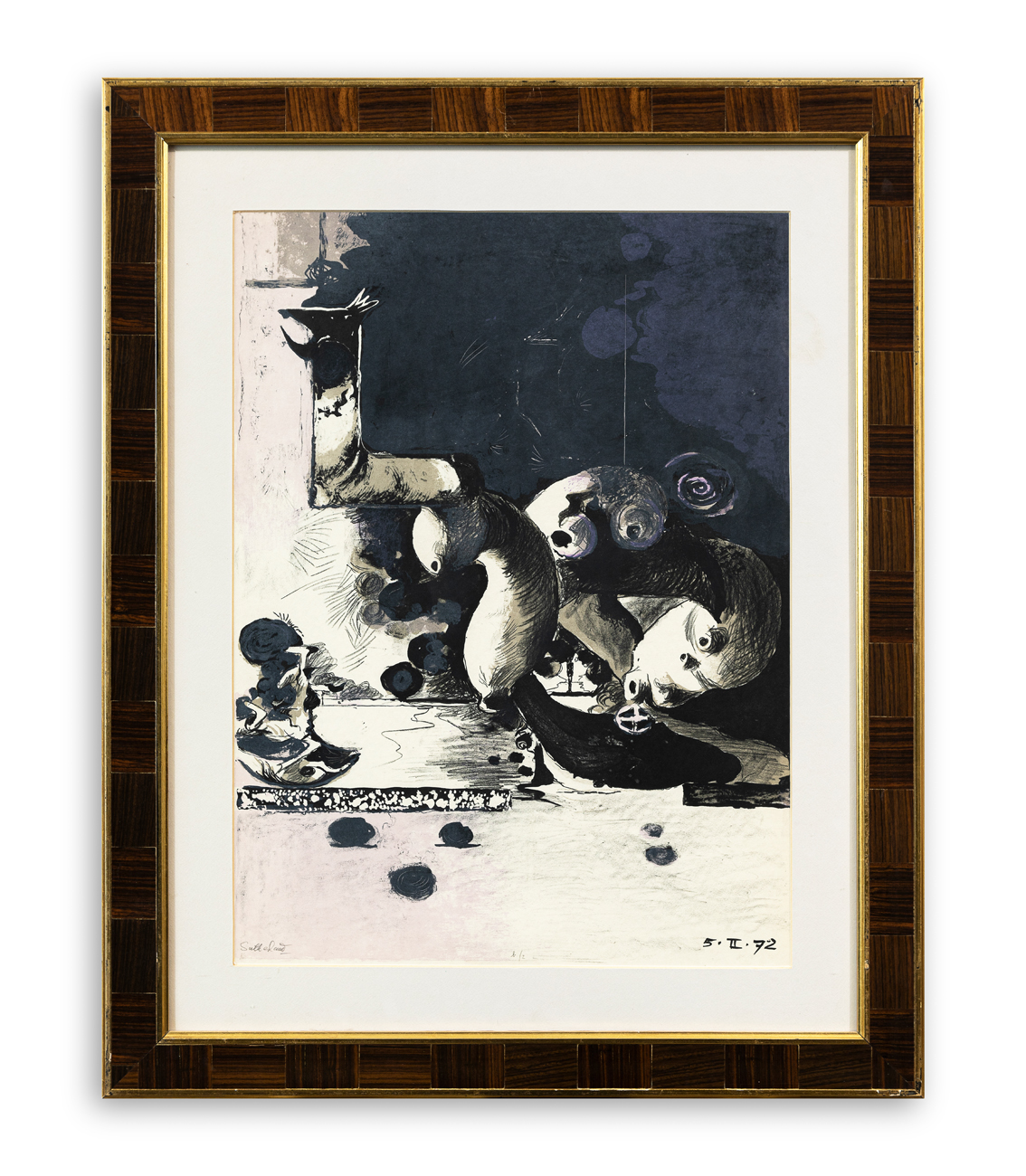 GRAHAM SUTHERLAND (1903-1980) - La foresta, il fiume, la roccia (The forest 2), 1972