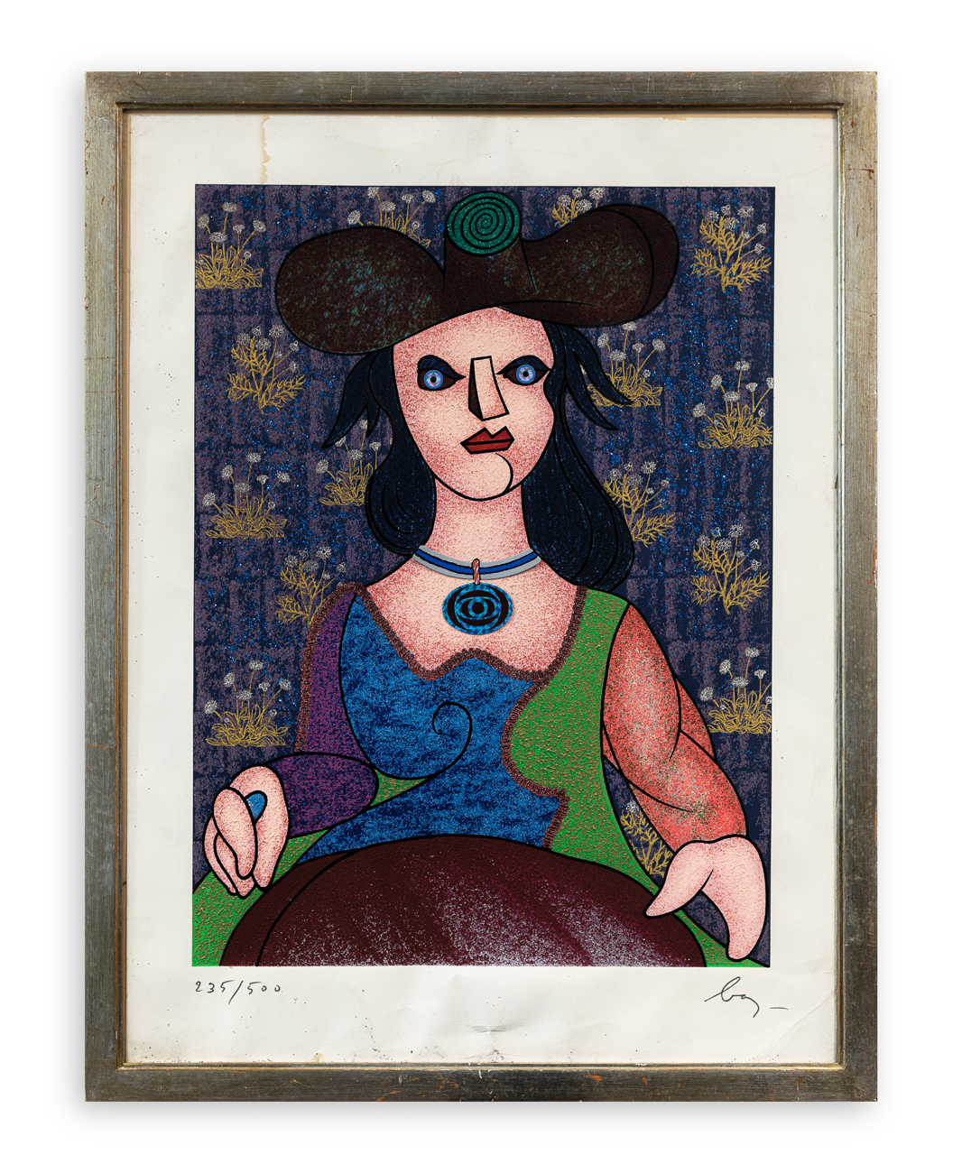 ENRICO BAJ (1924-2003) - La dama di Selex, 1984