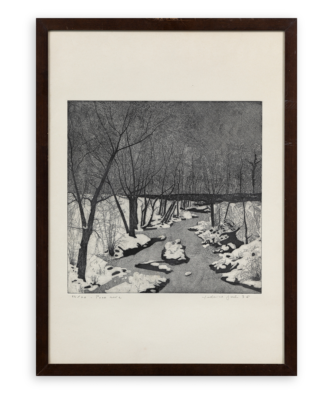 FEDERICA GALLI (1932-2009) - Poca neve, 1976
