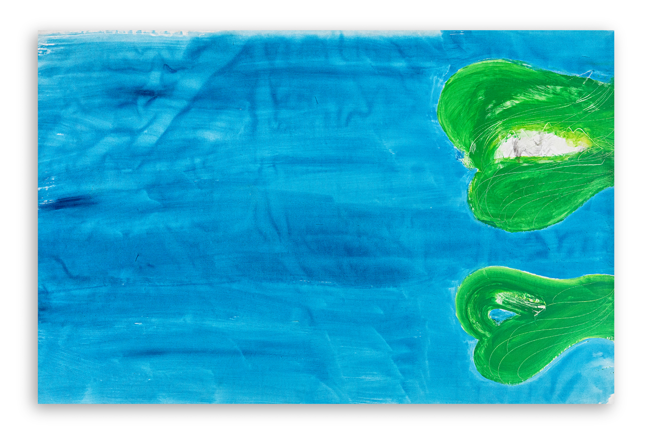 JEAN MESSAGIER (1920-1999) - Due paesaggi timidi, anni '70