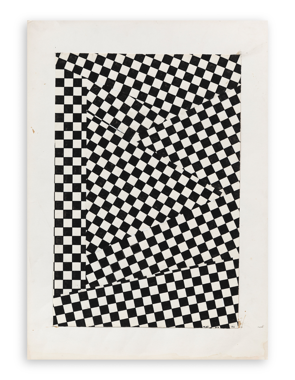 MARIO NIGRO (1917-1992) - Senza Titolo, 1952