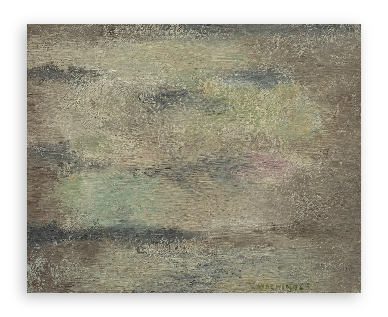 PIERLUIGI LAVAGNINO (1933-1999) - Studio, 1963