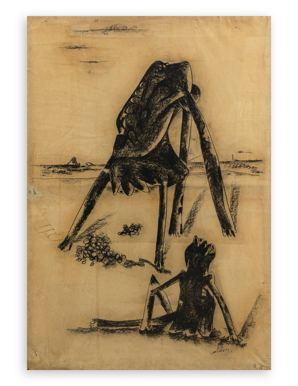 GIANNI DOVA (1925-1991) - Senza Titolo, fine anni '50 circa