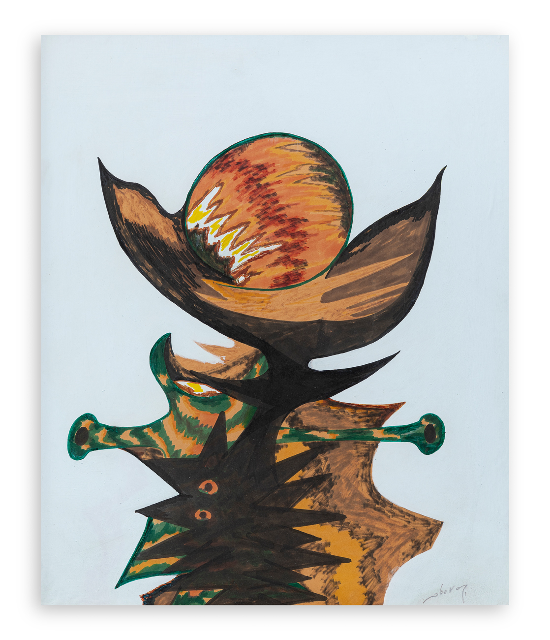 GIANNI DOVA (1925-1991) - Composizione, 1962