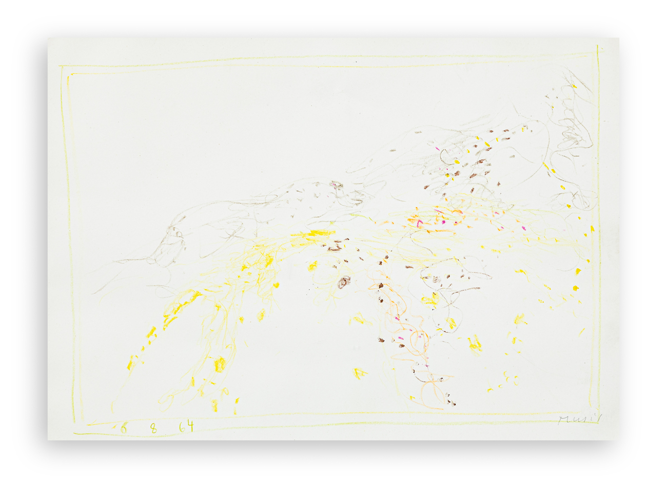 ANTON ZORAN MUSIC (1909-2005) - Senza Titolo, 1964