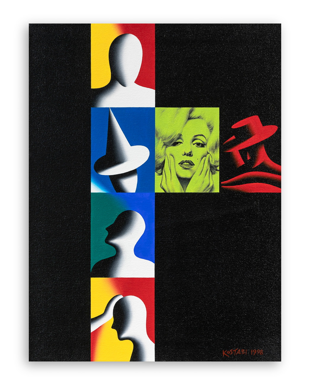 MARK KOSTABI (1960) - The Mistery of sausalito drive, 1998