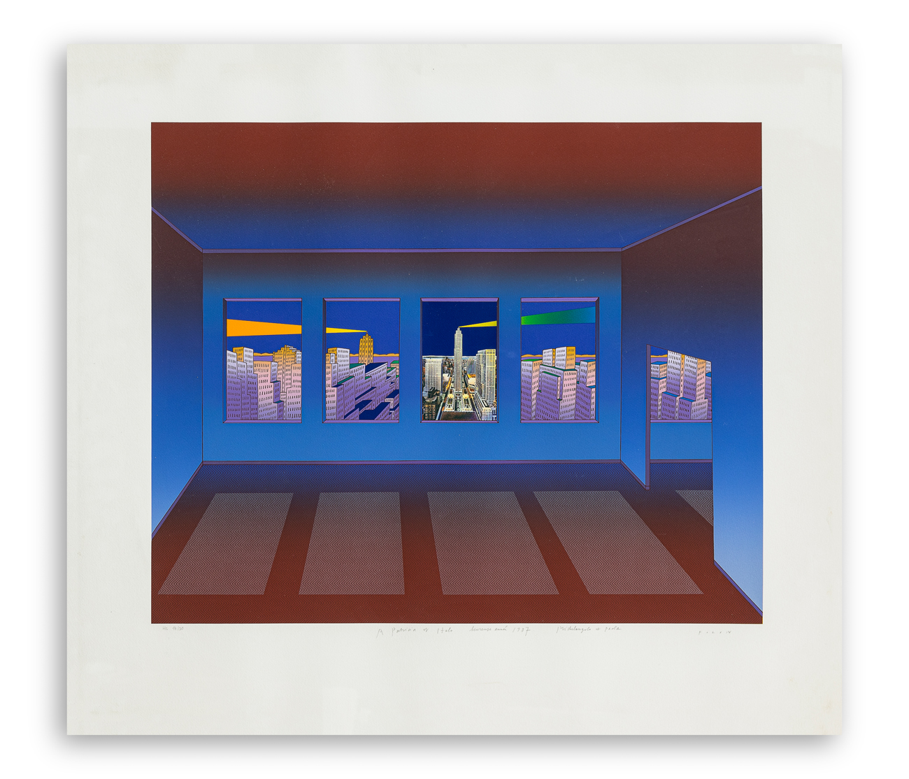 JEAN-MICHEL FOLON (1934-2005) - Je vous écris de New York, 1986