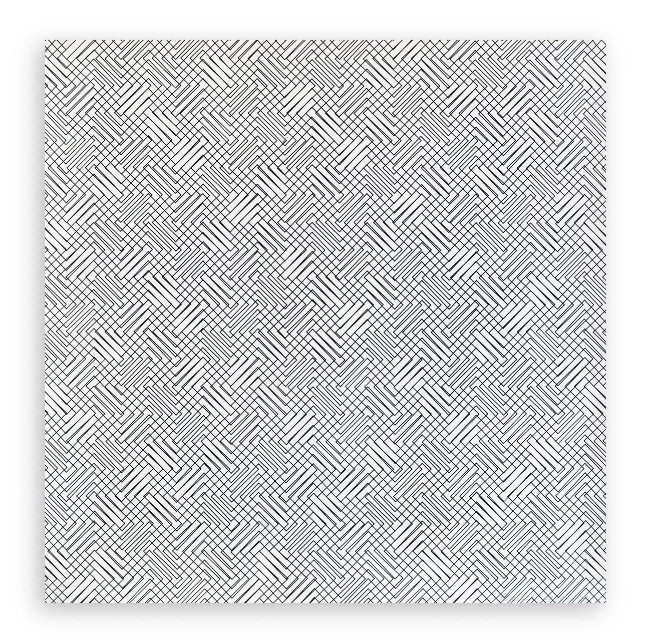 FRANÇOIS MORELLET (1926-2016) - Chevrons 0° 90°, 1961/1975