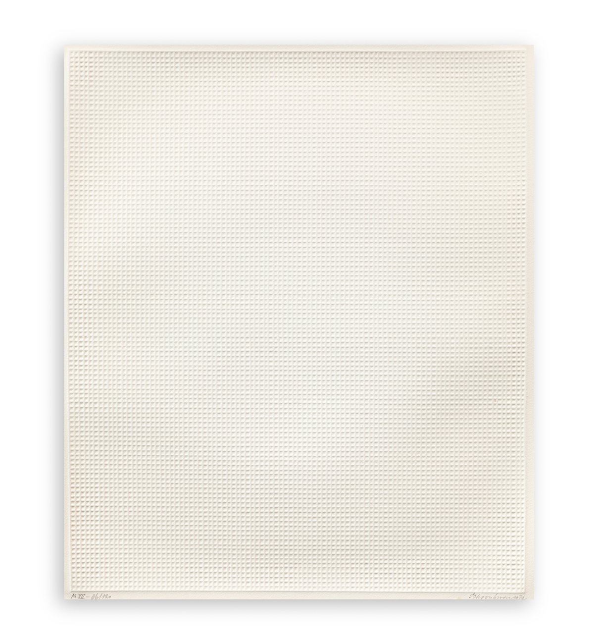 JAN SCHOONHOVEN (1914-1994) - Geprägte Strukturen - MVII, 1972