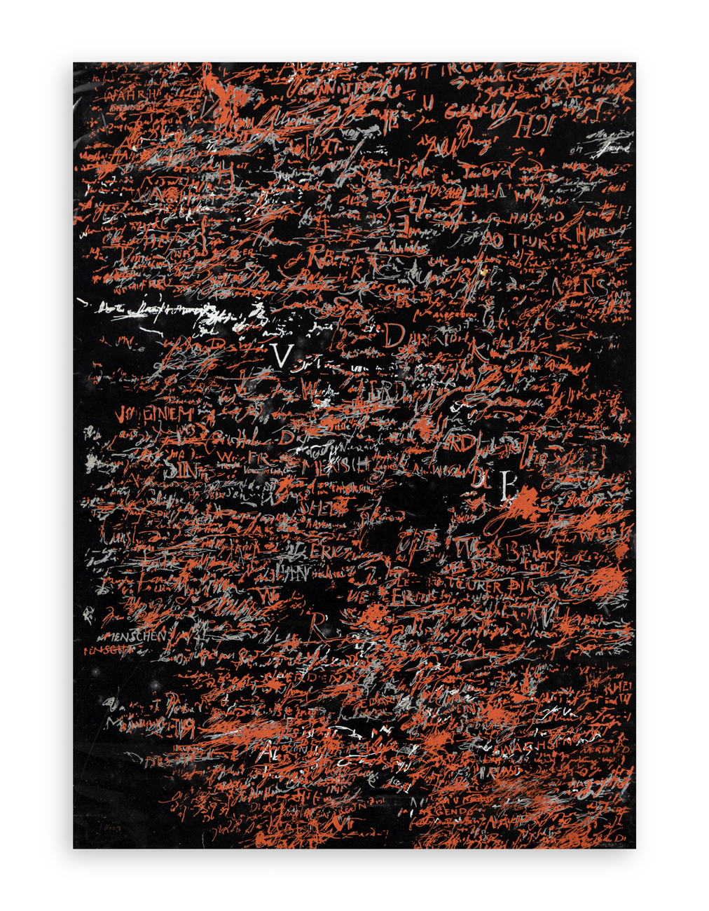 WINFRED GAUL (1928-2003) - Poeme Visible, 1957