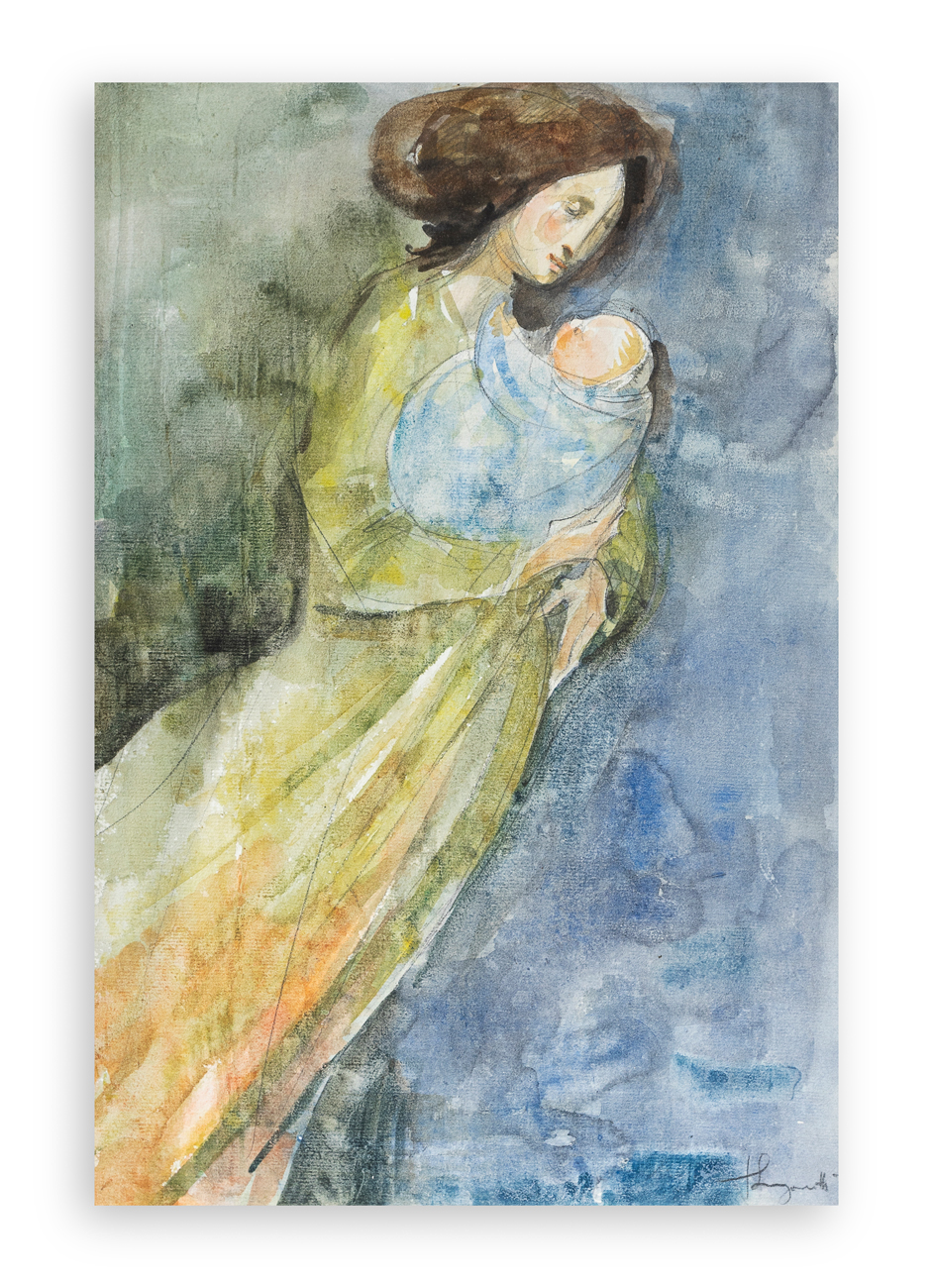 TRENTO LONGARETTI (1916-2017) - Maternità, 1980