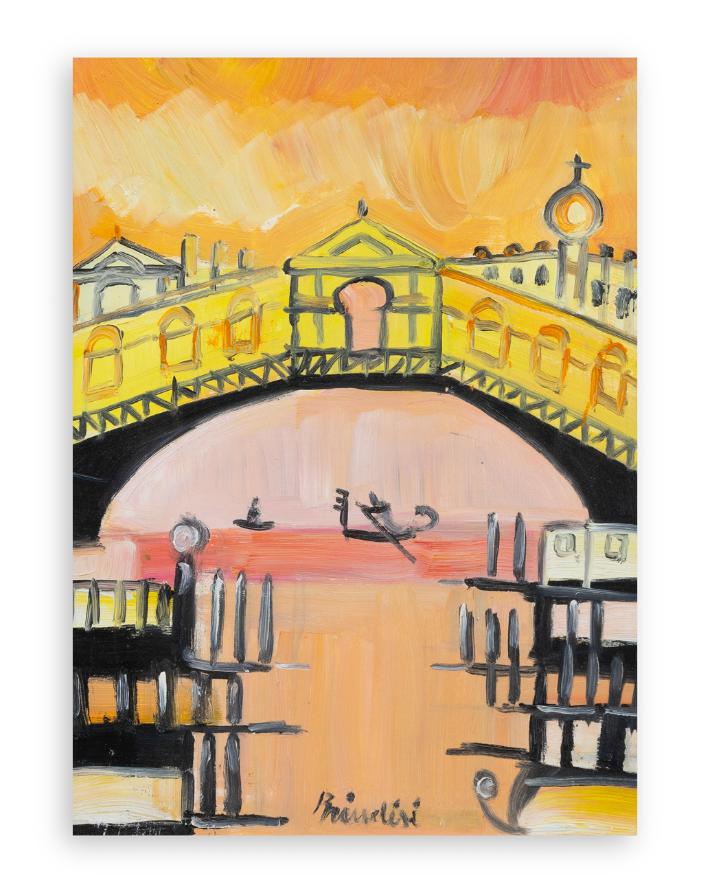 REMO BRINDISI (1918-1996) - Ponte di Rialto