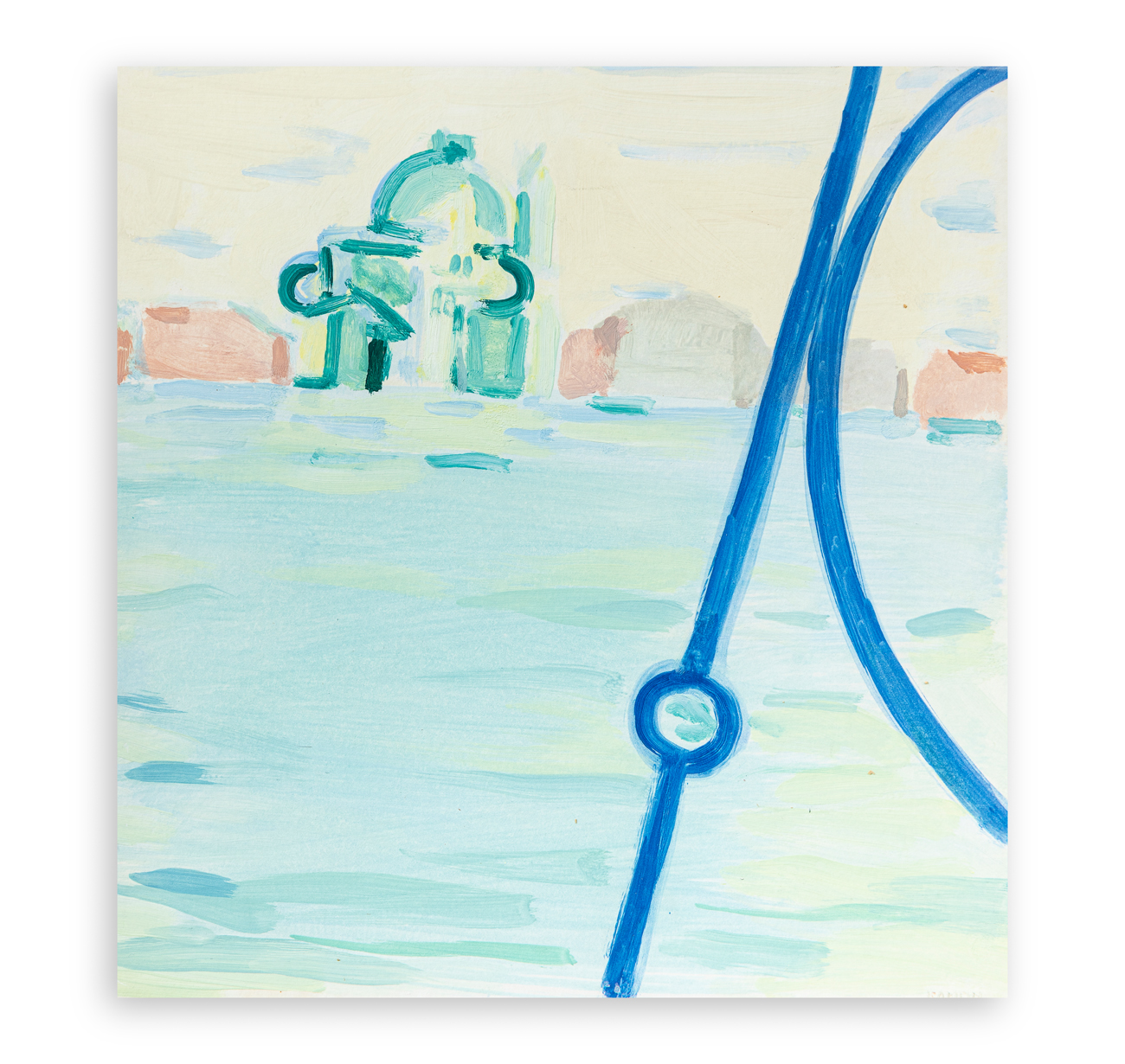 SAVERIO RAMPIN (1930-1992) - Senza Titolo (Venezia), 1980 circa