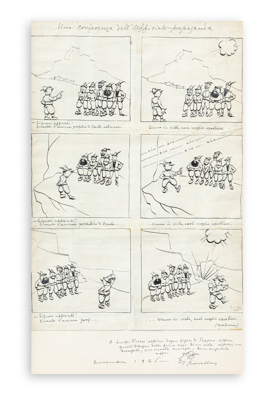 GIUSEPPE NOVELLO (1897-1988) - Una conferenza dell'ufficiale propaganda, 1926