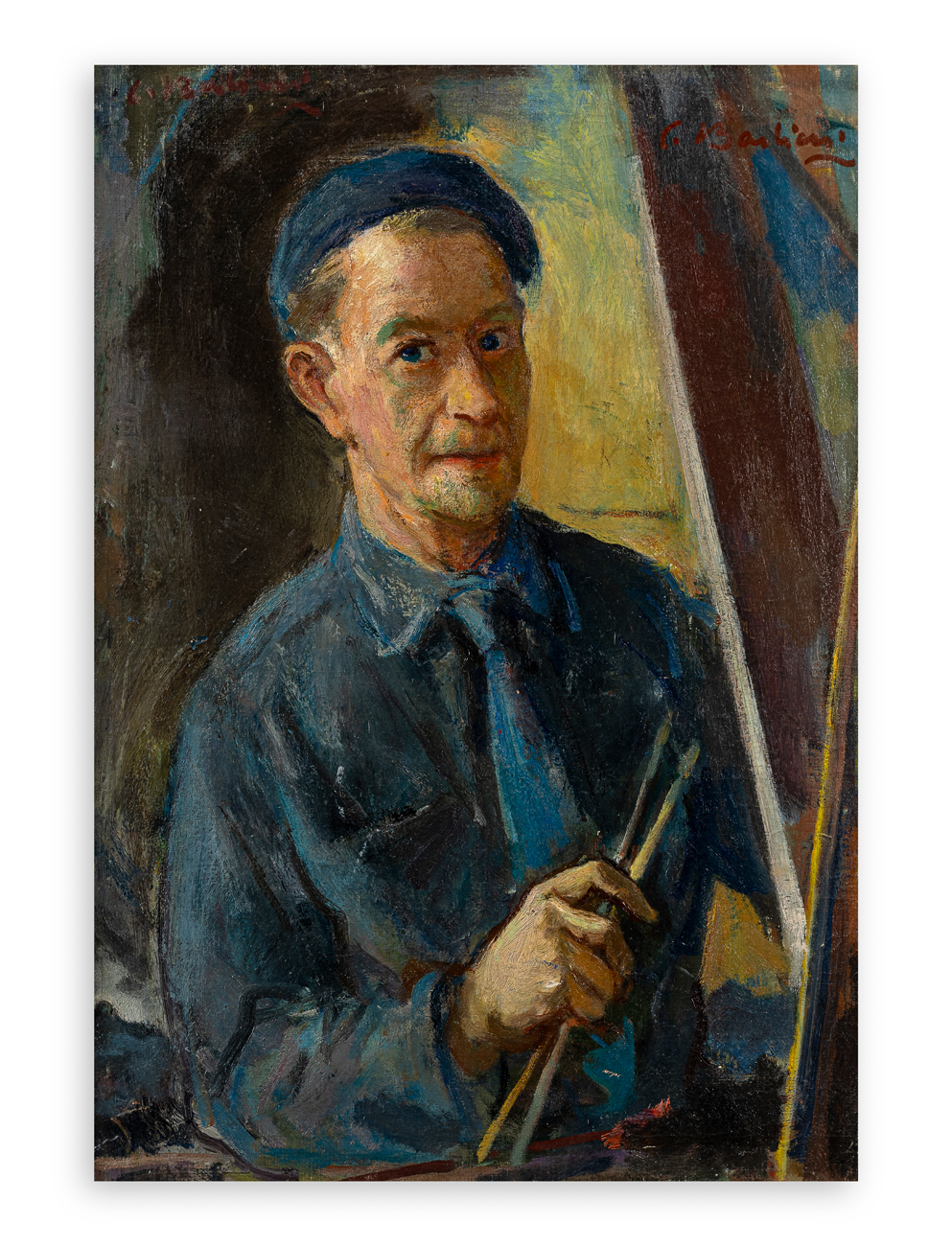 CONTARDO BARBIERI (1900-1966) - Autoritratto, 1960
