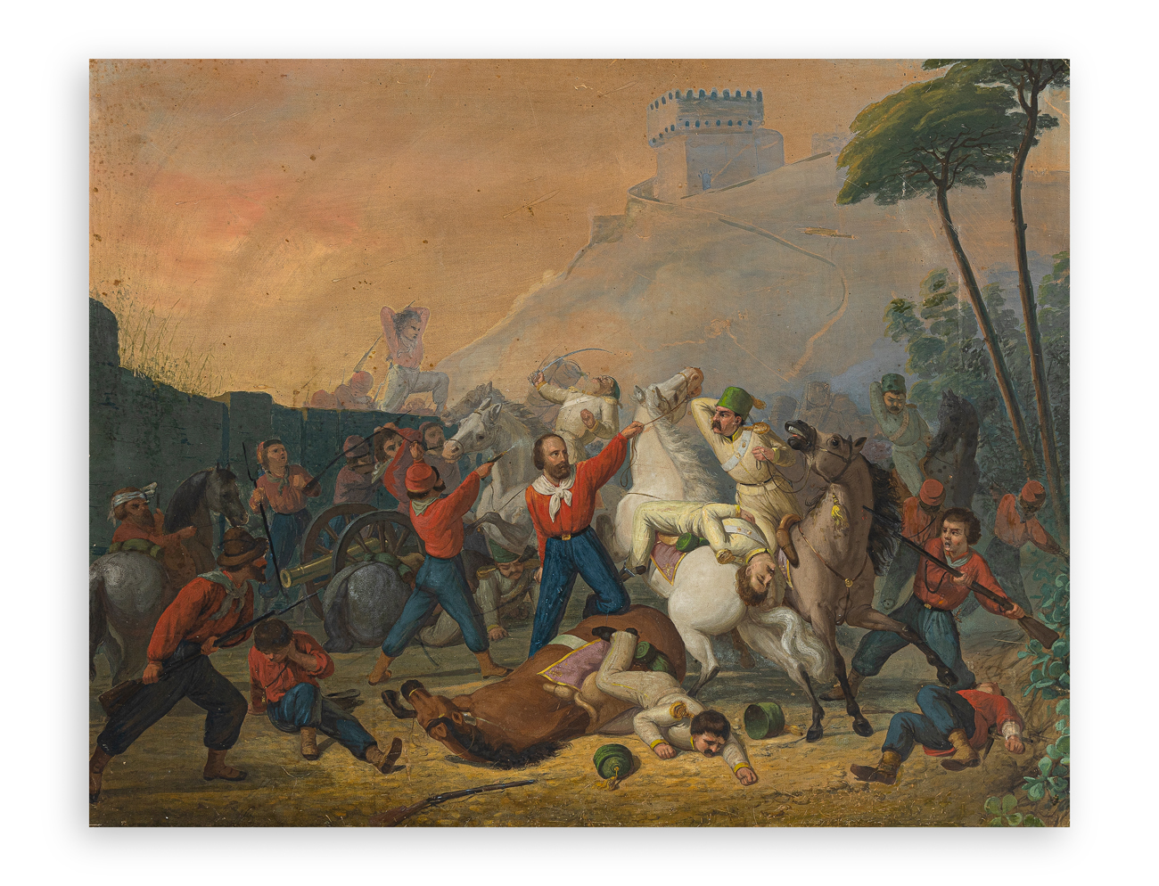 ANONIMO - Senza Titolo (Scena garibaldina)