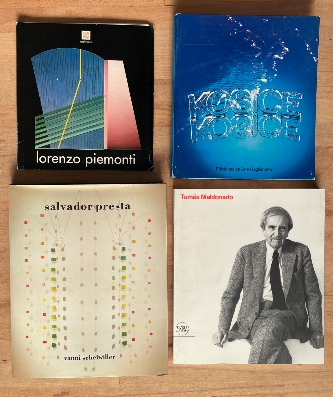 CATALOGHI AUTOGRAFATI (PRESTA, KOSICE, MALDONADO) - Lotto unico di 4 cataloghi