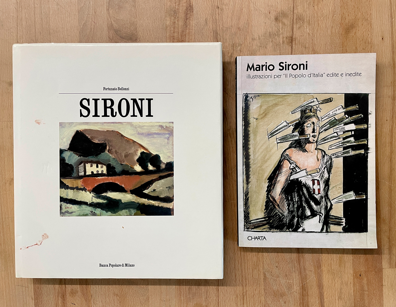 MARIO SIRONI - Lotto unico di 2 cataloghi