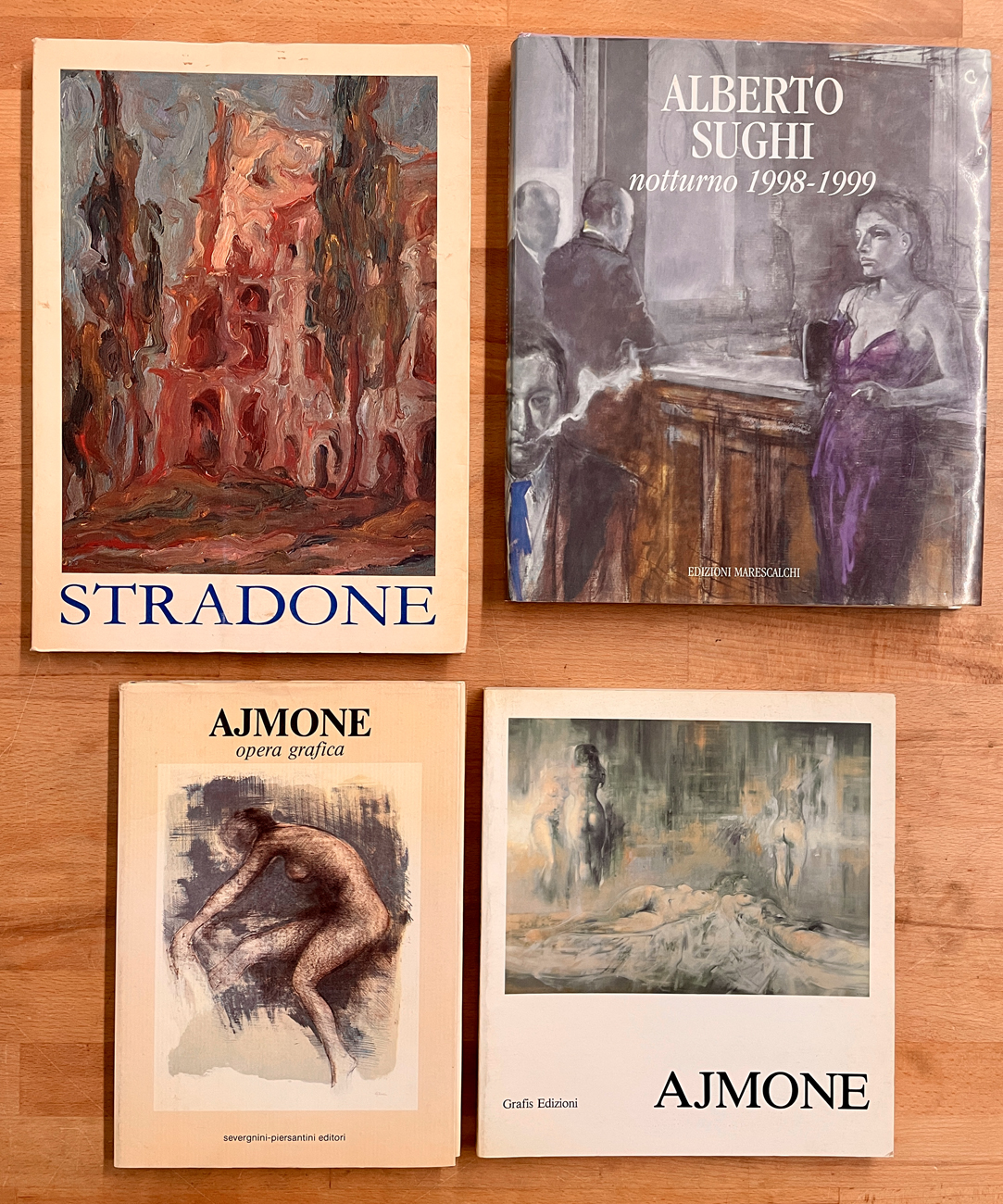 GIUSEPPE AJMONE, ALBERTO SUGHI E  - Lotto unico di 4 cataloghi