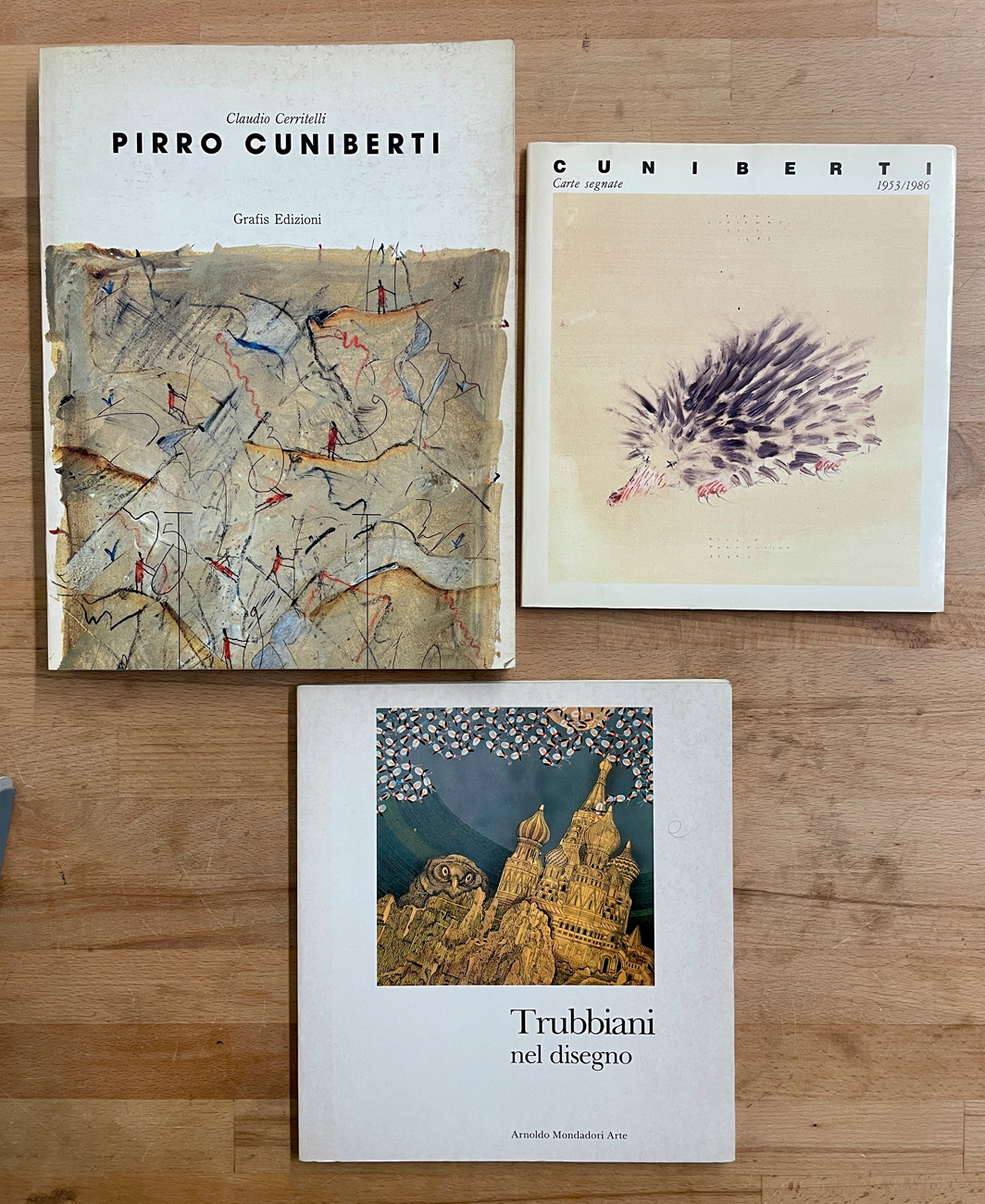 VALERIANO TRUBBIANI E PIRRO CUNIBERTI - Lotto unico di 3 cataloghi