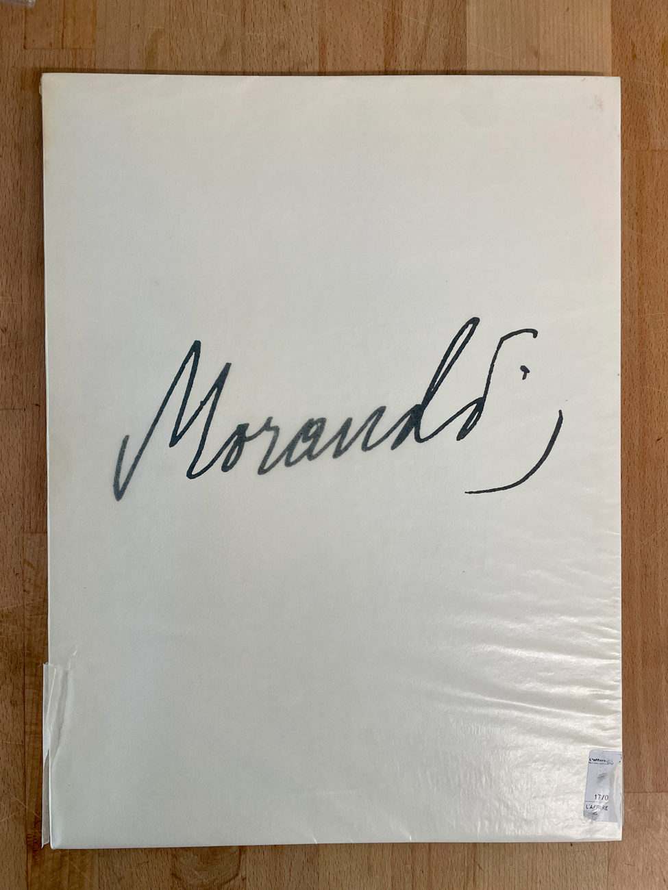 EDIZIONI D'ARTE (GIORGIO MORANDI) - Giorgio Morandi, 1961