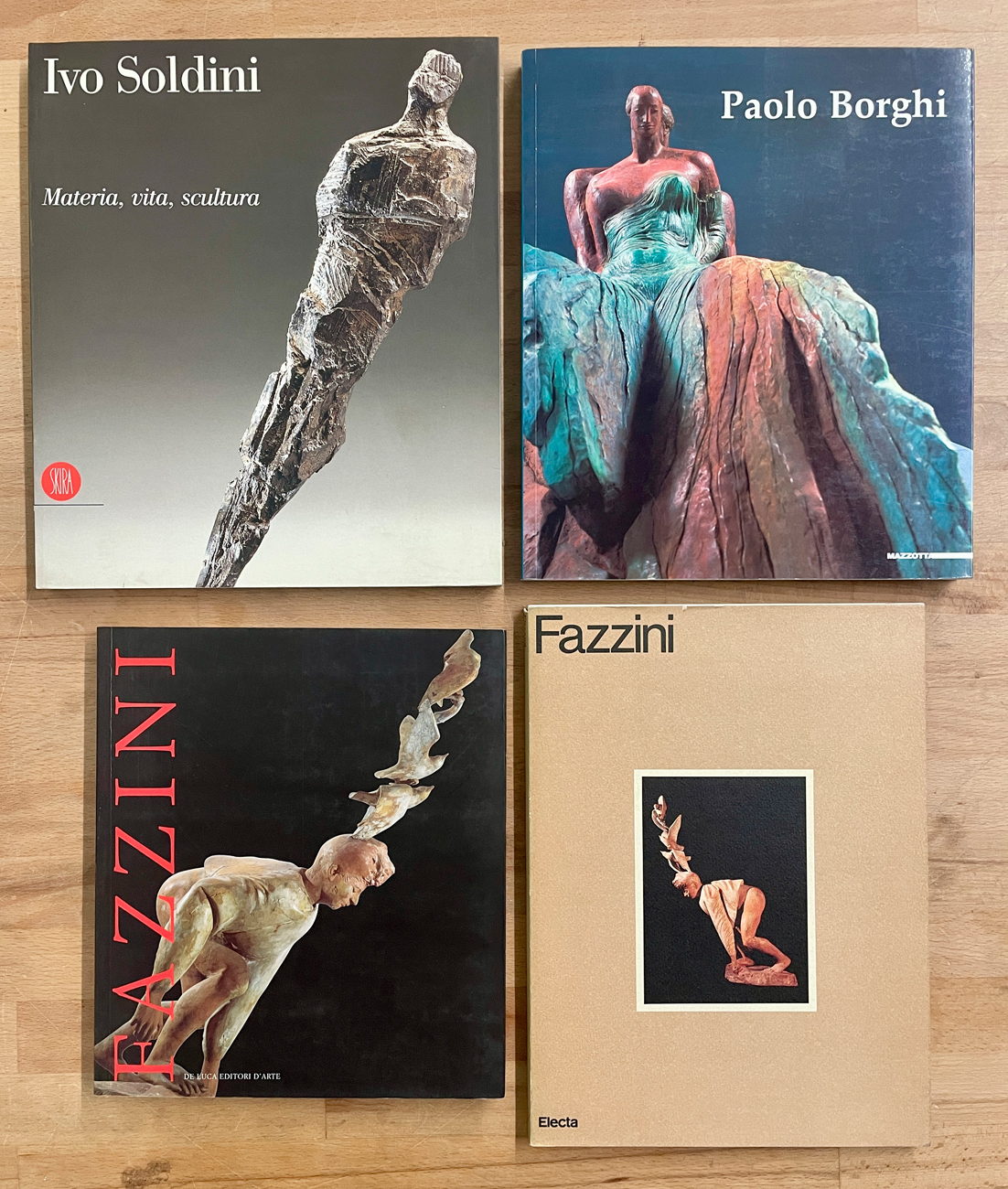 SCULTURA ITALIANA DEL DOPOGUERRA - Lotto unico di 4 cataloghi