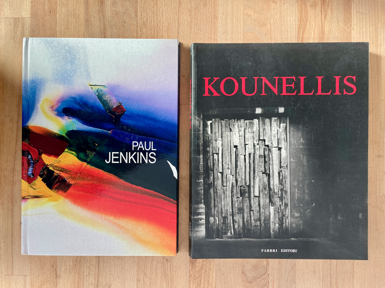 PAUL JENKINS E JANNIS KOUNELLIS - Lotto unico di 2 cataloghi