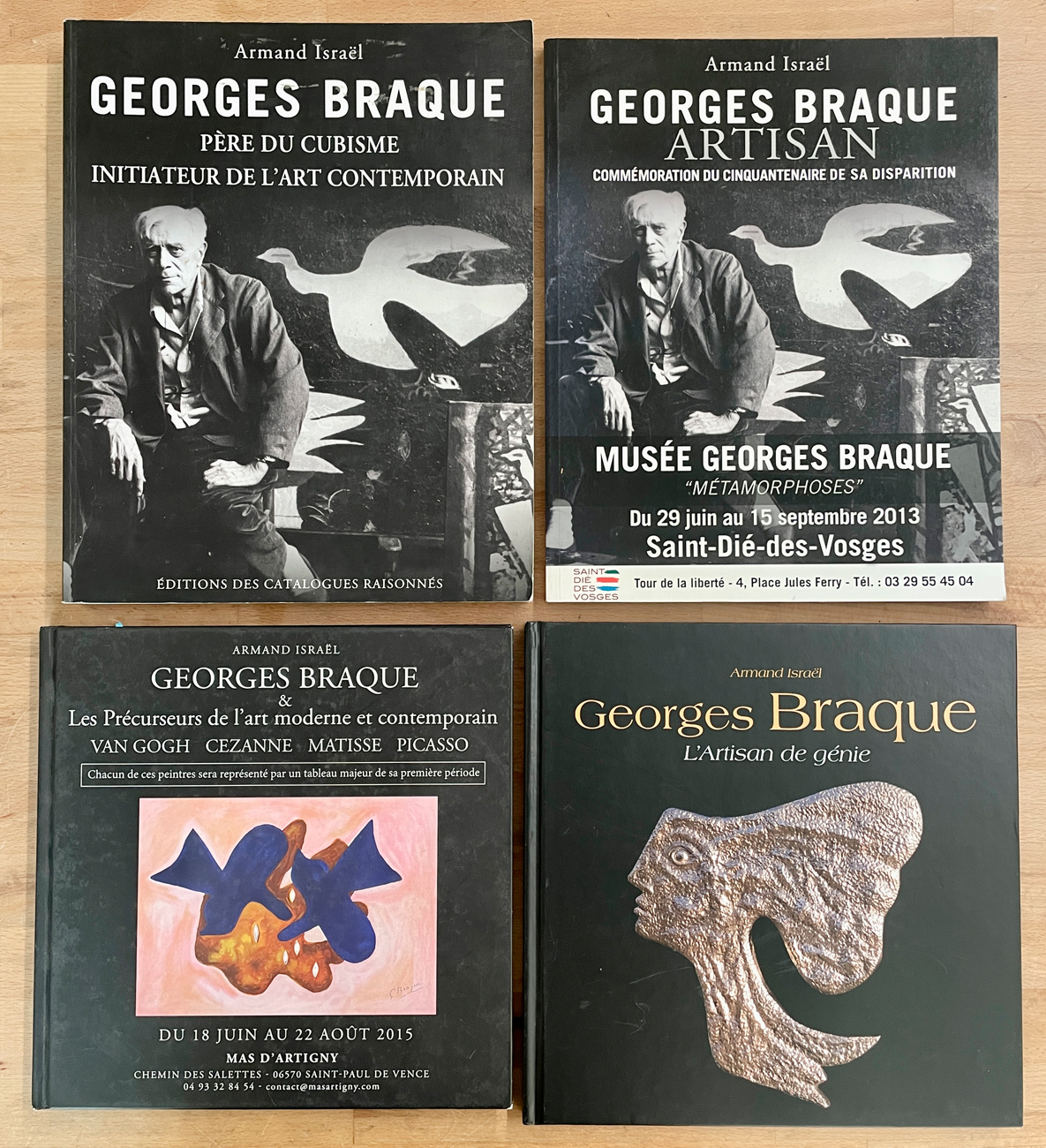 GEORGE BRAQUE - Lotto unico di 4 cataloghi
