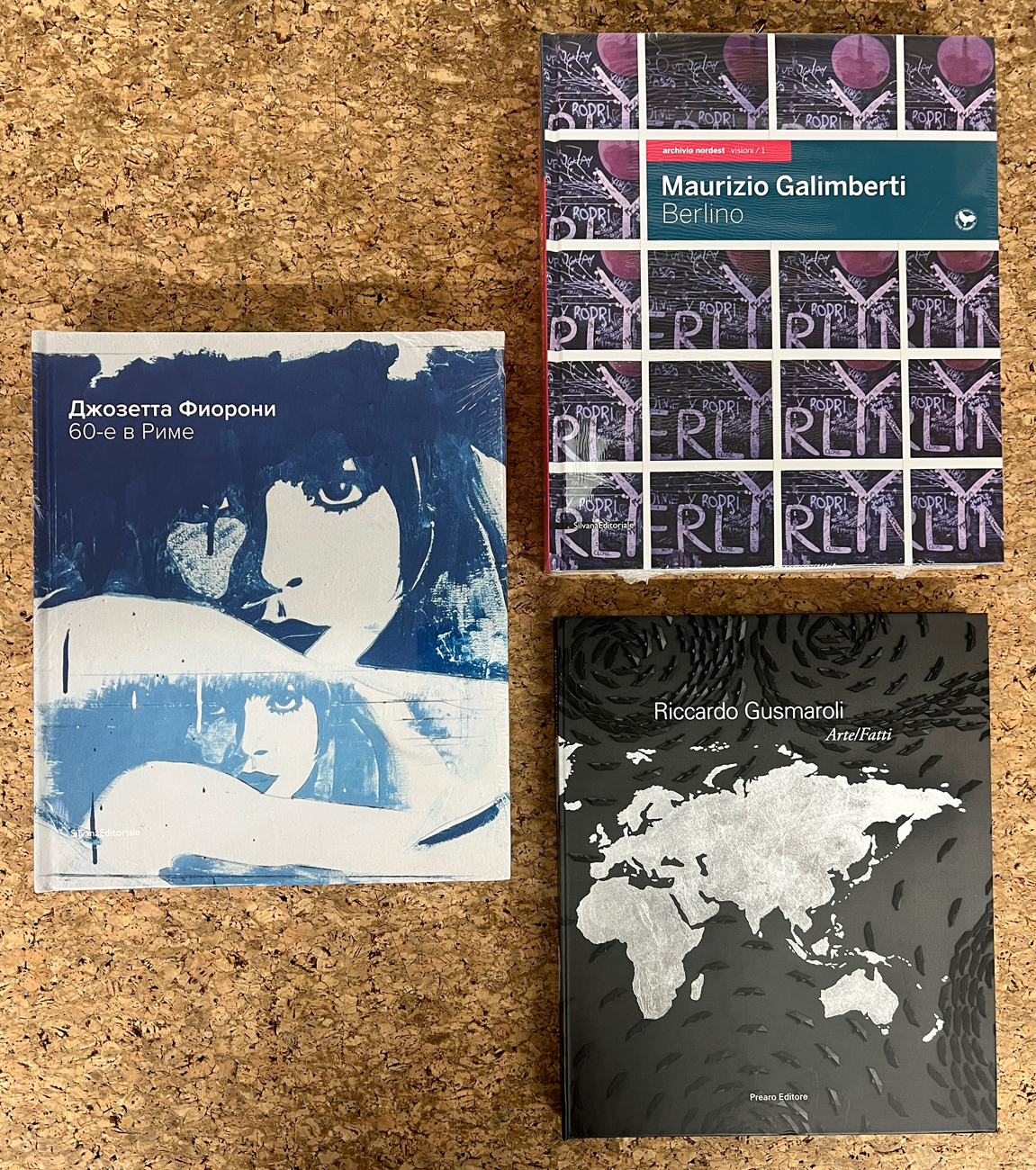 RICCARDO GUSMAROLI, GIOSETTA FIORONI E MAURIZIO GALIMBERTI - Lotto unico di 3 cataloghi