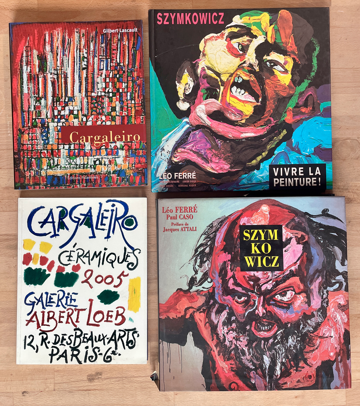 CATALOGHI AUTOGRAFATI (CARGALEIRO E SZYMKOWICZ) - Lotto unico di 4 cataloghi