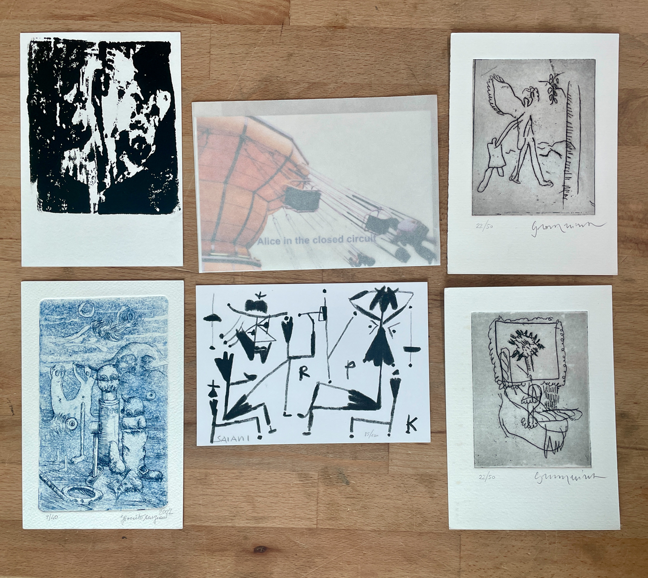 AUTORI VARI - Lotto unico composto da 6 opere grafiche