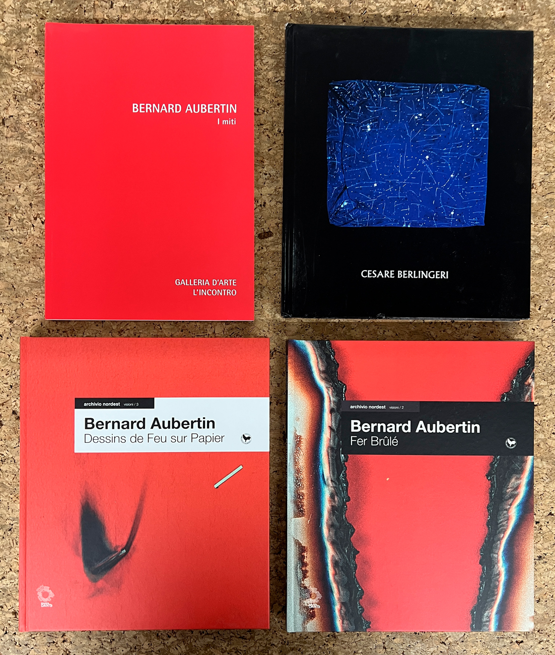 CESARE BERLINGERI E BERNARD AUBERTIN - Lotto unico di 4 cataloghi
