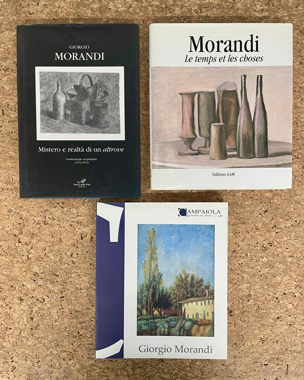 GIORGIO MORANDI - Lotto unico di 3 cataloghi