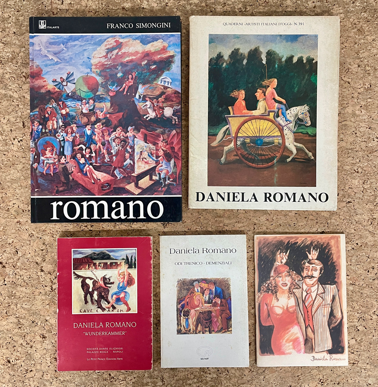 DANIELA ROMANO - Lotto unico di 5 cataloghi