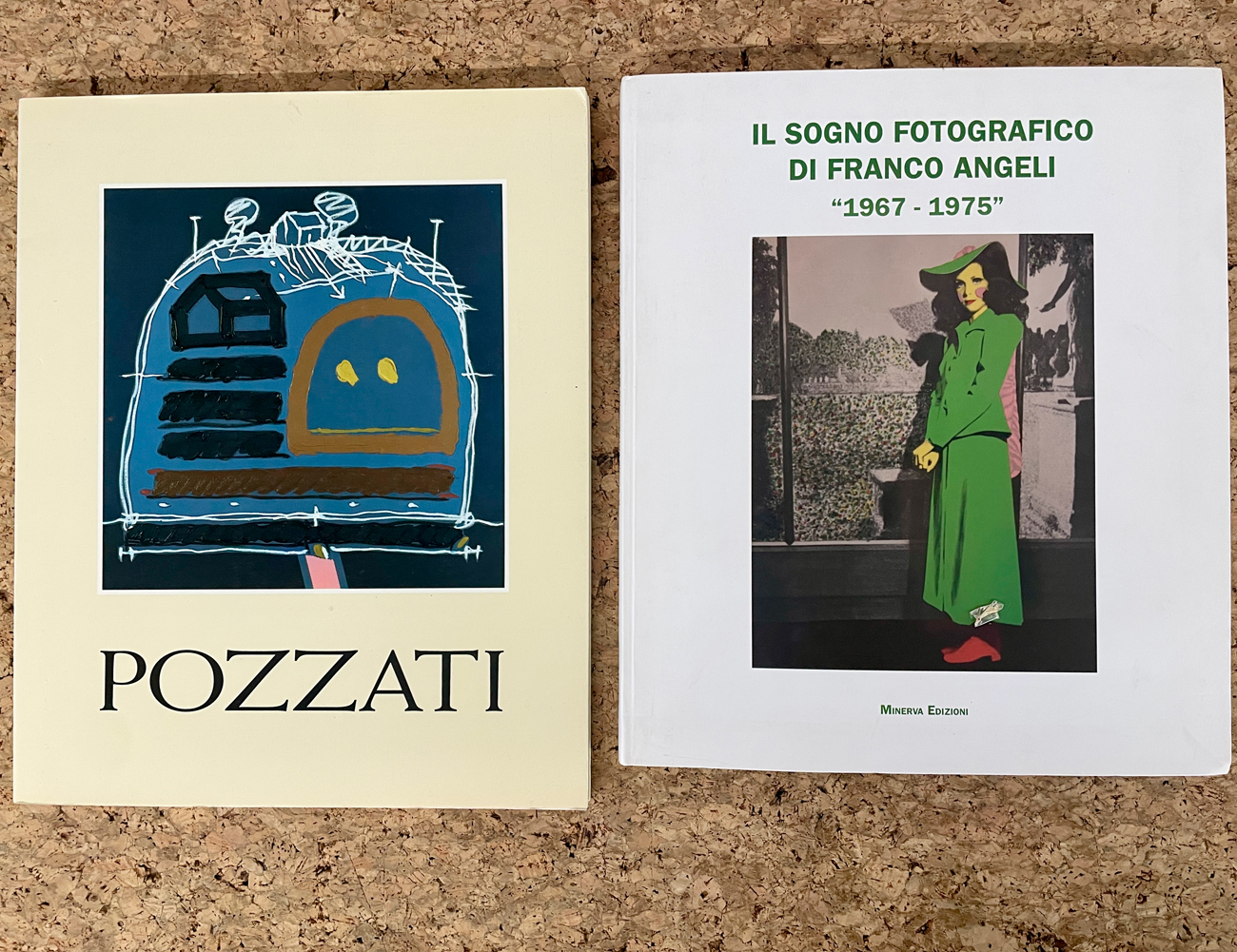 CONCETTO POZZATI E FRANCO ANGELI - Lotto unico di 2 cataloghi