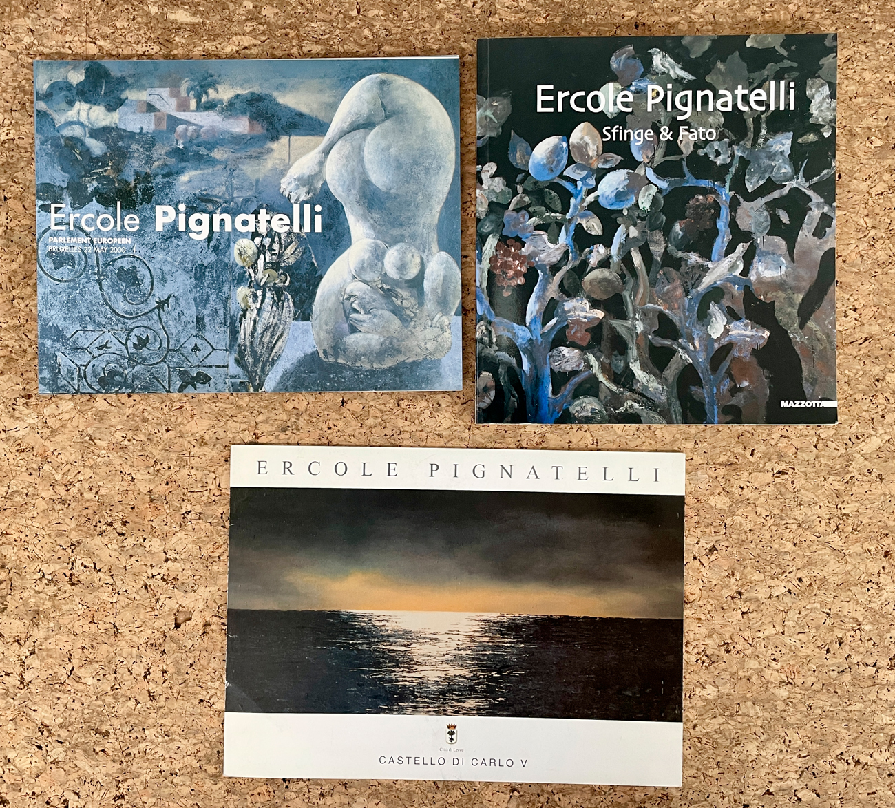 ERCOLE PIGNATELLI - Lotto unico di 3 cataloghi