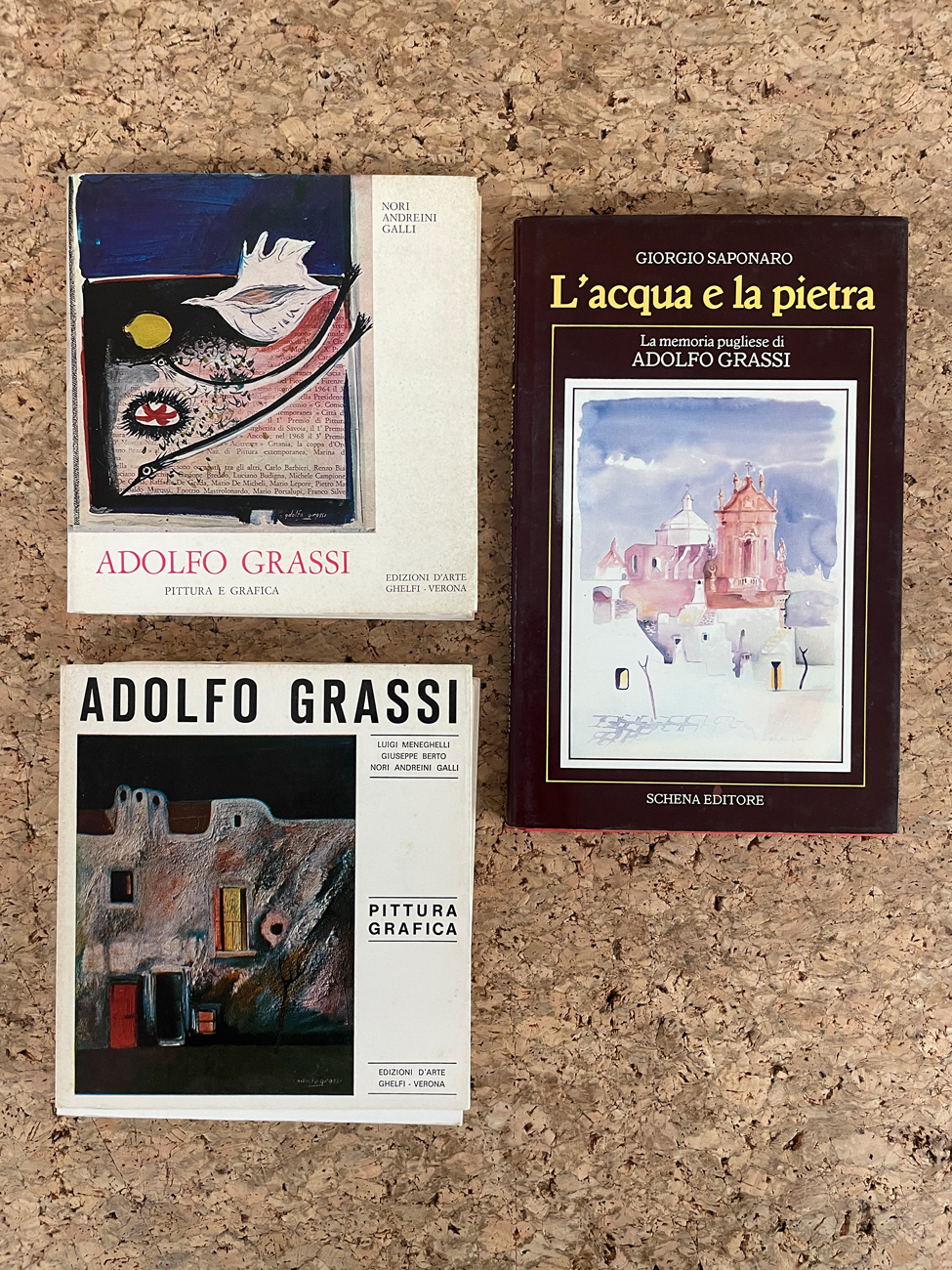 ADOLFO GRASSI - Lotto unico di 3 cataloghi