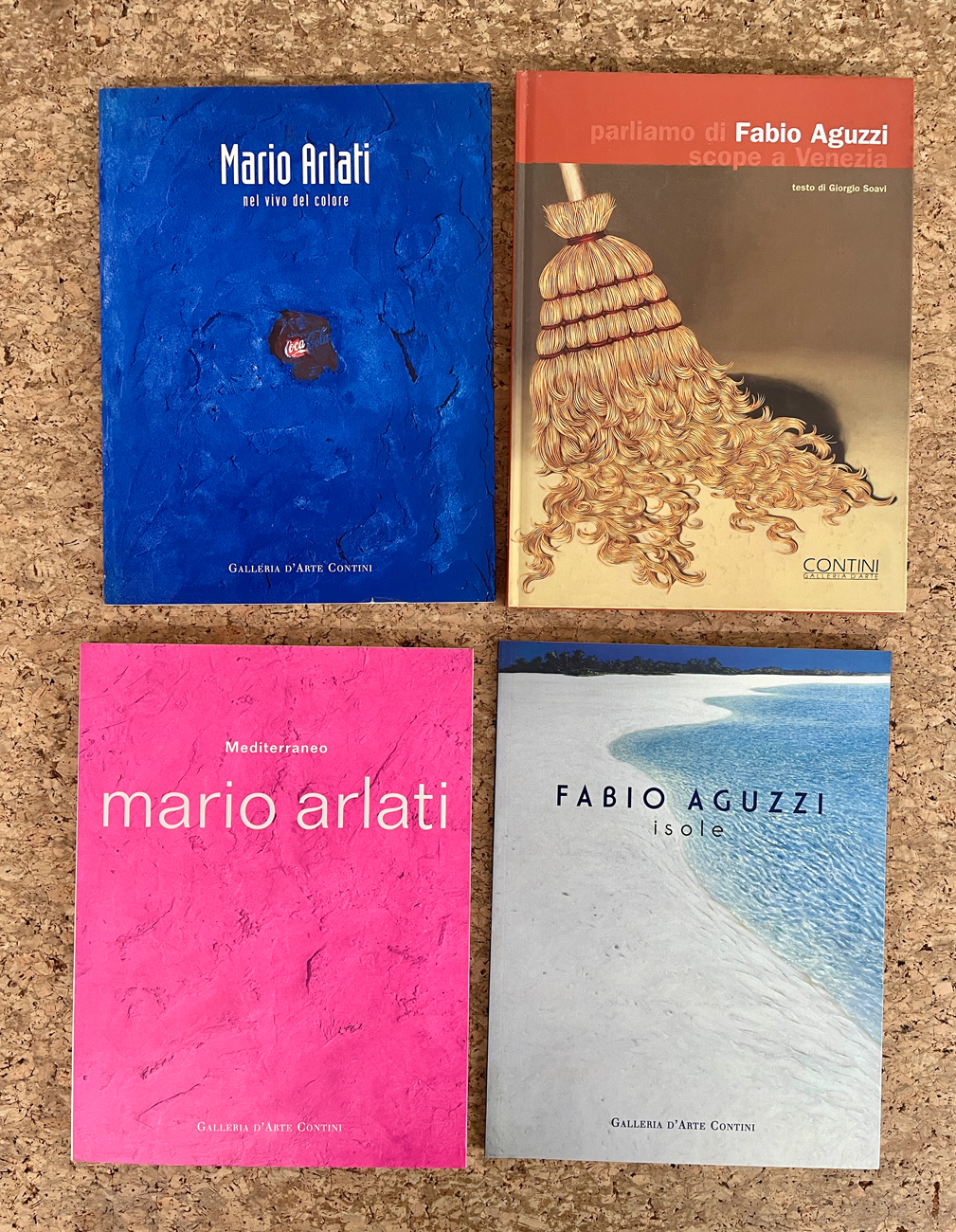 FABIO AGUZZI E MARIO ARLATI - Lotto unico di 4 cataloghi