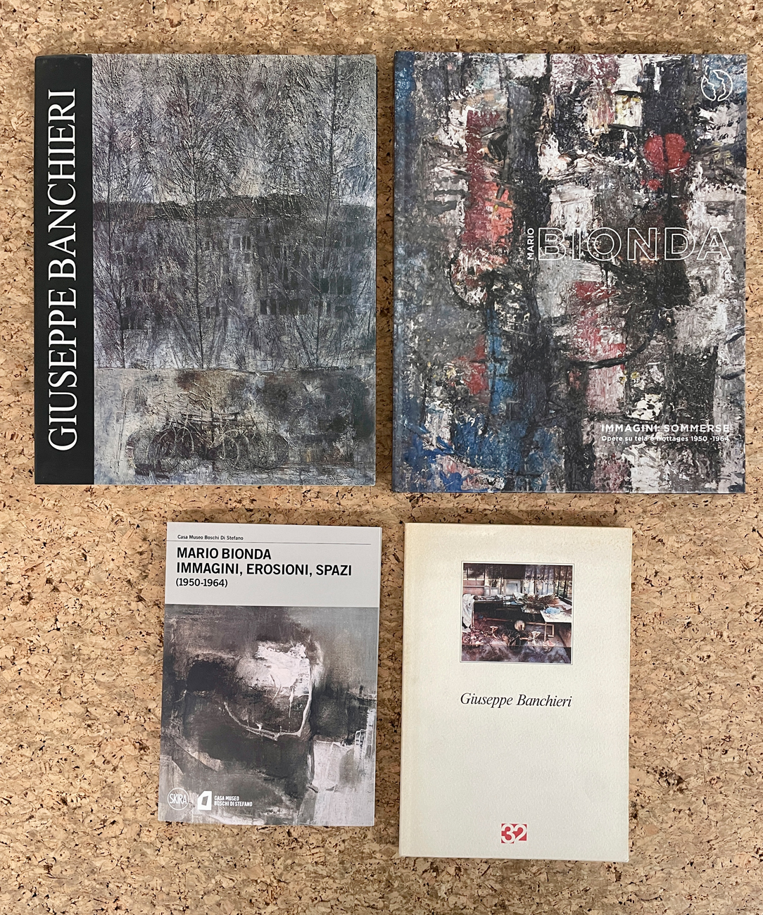 MARIO BIONDA E GIUSEPPE BANCHIERI - Lotto unico di 4 cataloghi