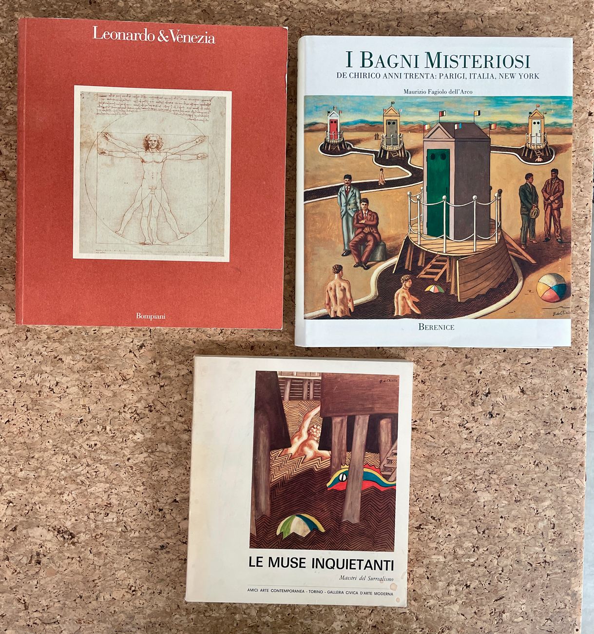 LEONARDO DA VINCI, SURREALISMO E METAFISICA - Lotto unico di 3 cataloghi