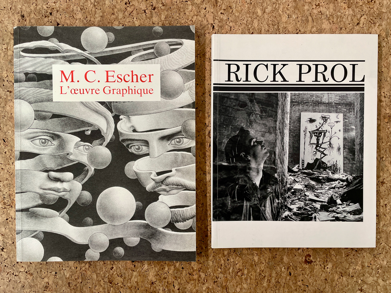 M. C. ESCHER E RICK PROL - Lotto unico di 2 cataloghi